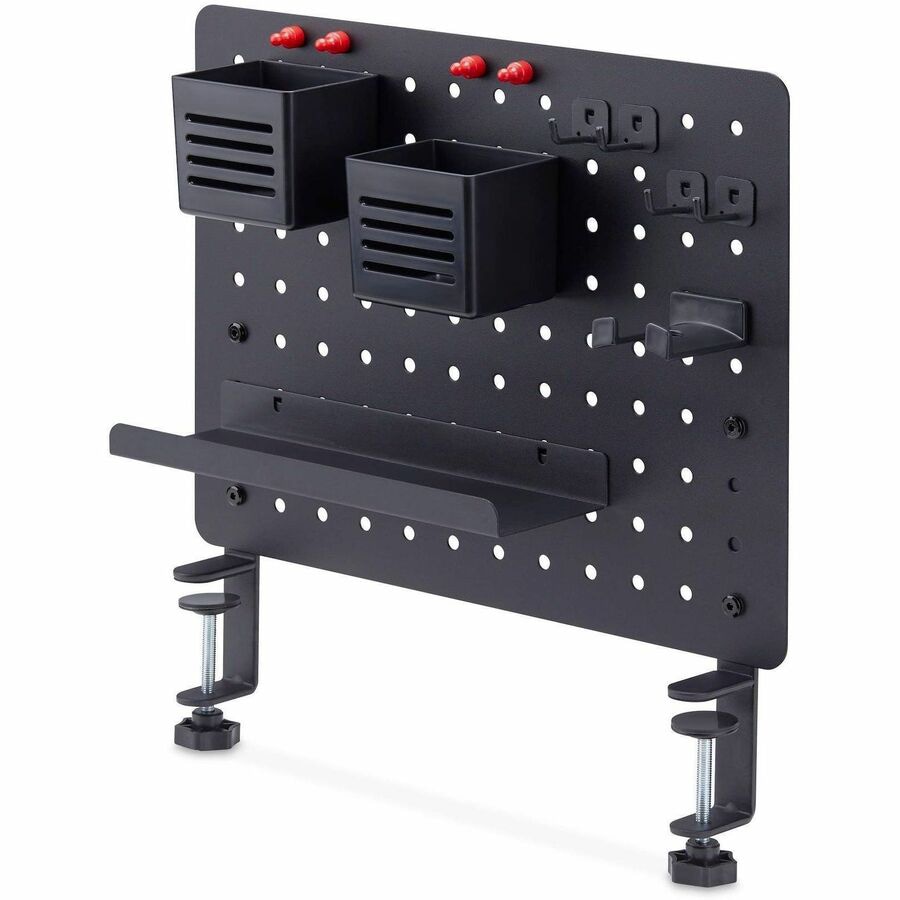 StarTech.com Clamp-On Pegboard with Accessories, 16.5x12.5in, Steel Peg Boa