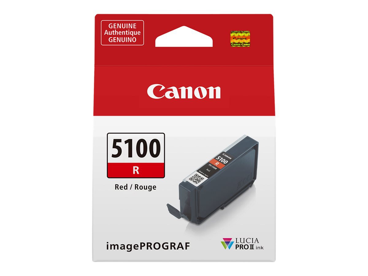 Canon PFI-5100 R - red - original - ink tank