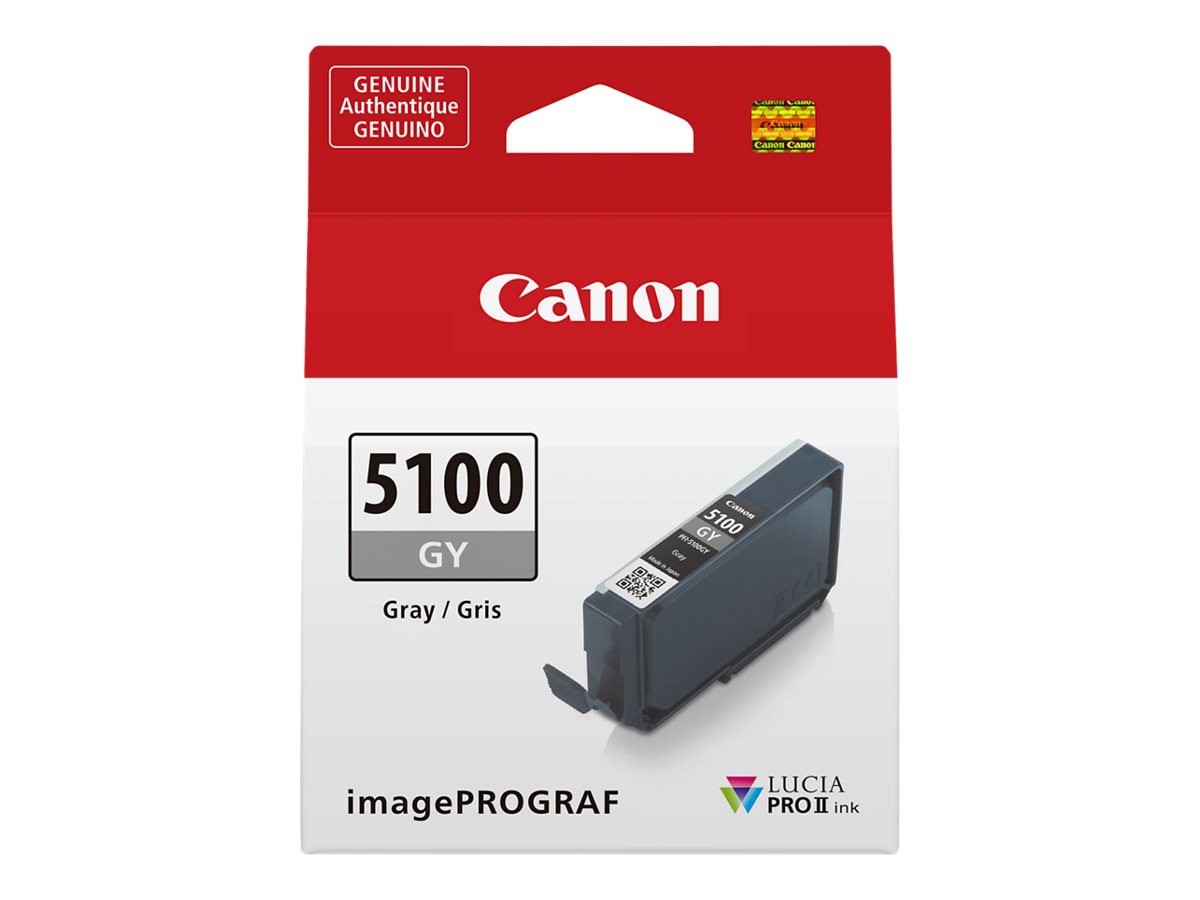 Canon PFI-5100 GY - gray - original - ink tank