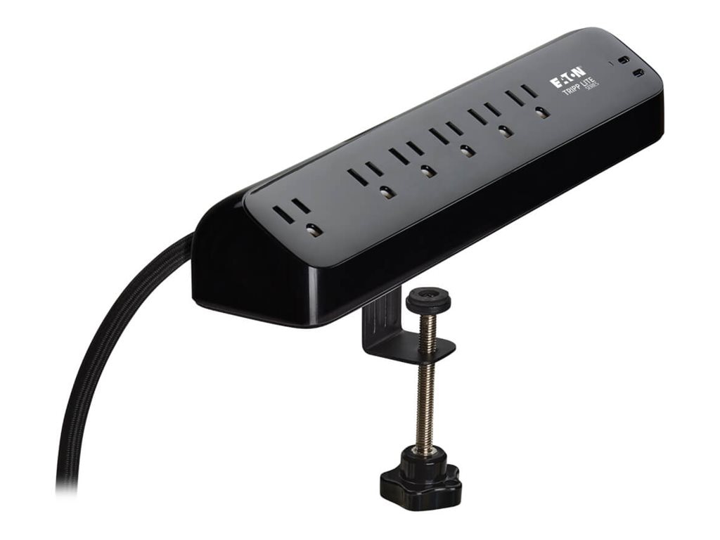 Eaton Tripp Lite Series 6-Outlet Surge Protector 2 USB-C Ports 5-15R Outlet