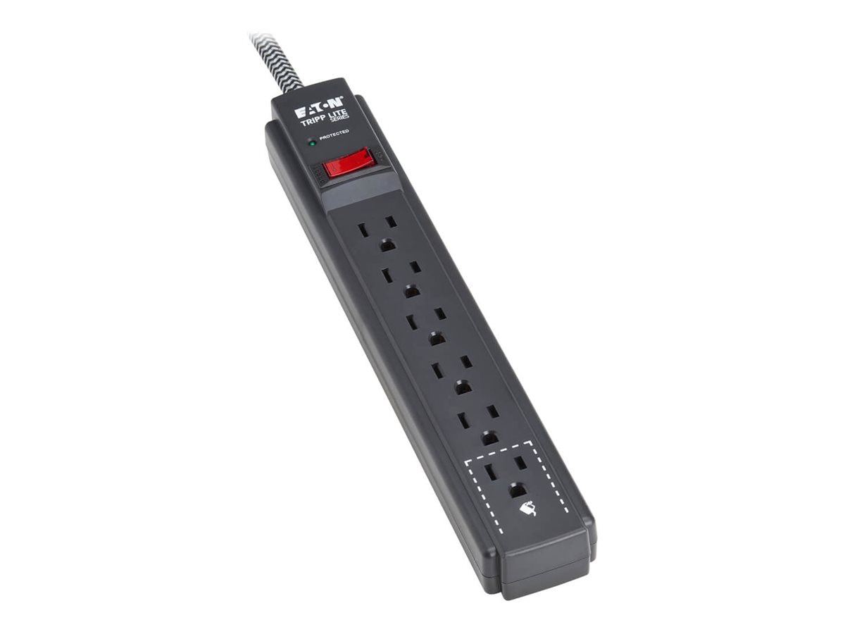 Eaton Tripp Lite Series 6-Outlet Surge Protector - 5-15R Outlets, 1200 Joul
