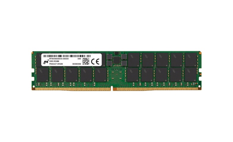 【動作確認済】Supermicro Micron DDR5 RDIMM 64GB Micron - DDR5 - module - 64 GB - DIMM 288-pin - 6400 MHz / PC5