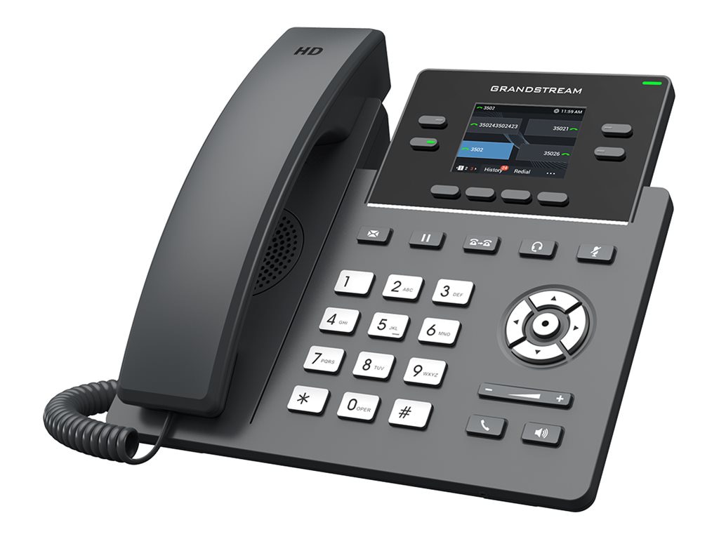 Grandstream GRP2612G - VoIP phone with caller ID/call waiting - 5-way call
