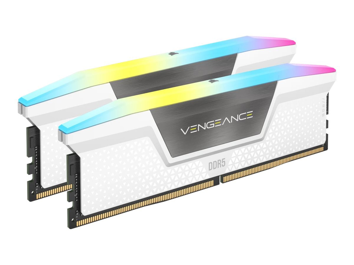 CORSAIR Vengeance RGB - DDR5 - kit - 32 GB: 2 x 16 GB - DIMM 288-pin / PC5-