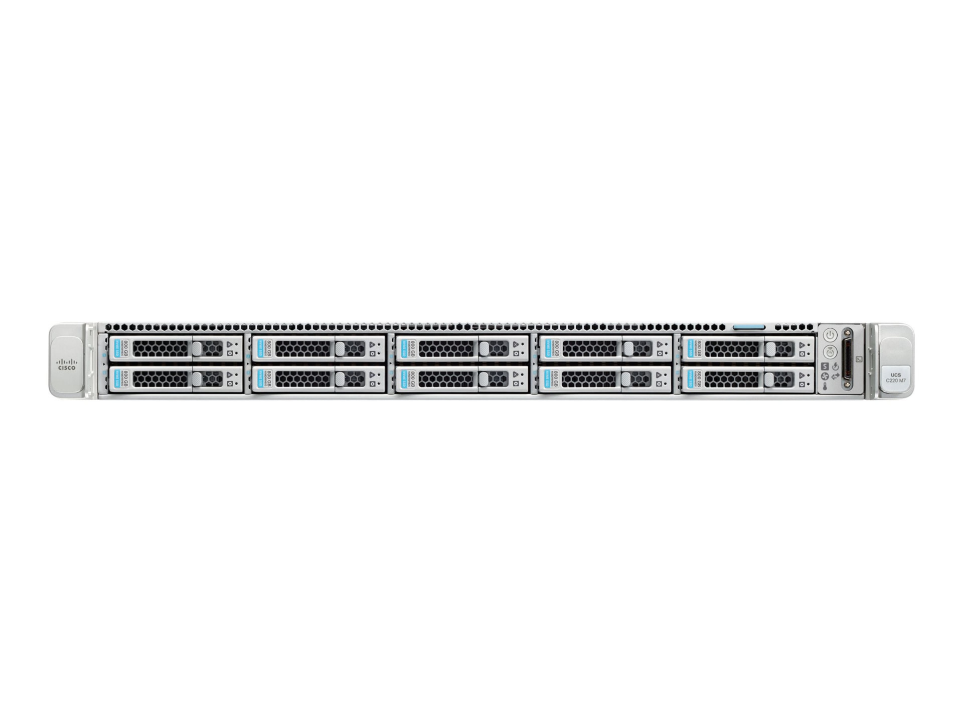 Cisco UCS C220 M7 SFF Rack Server - rack-mountable no CPU - 0 GB - no HDD