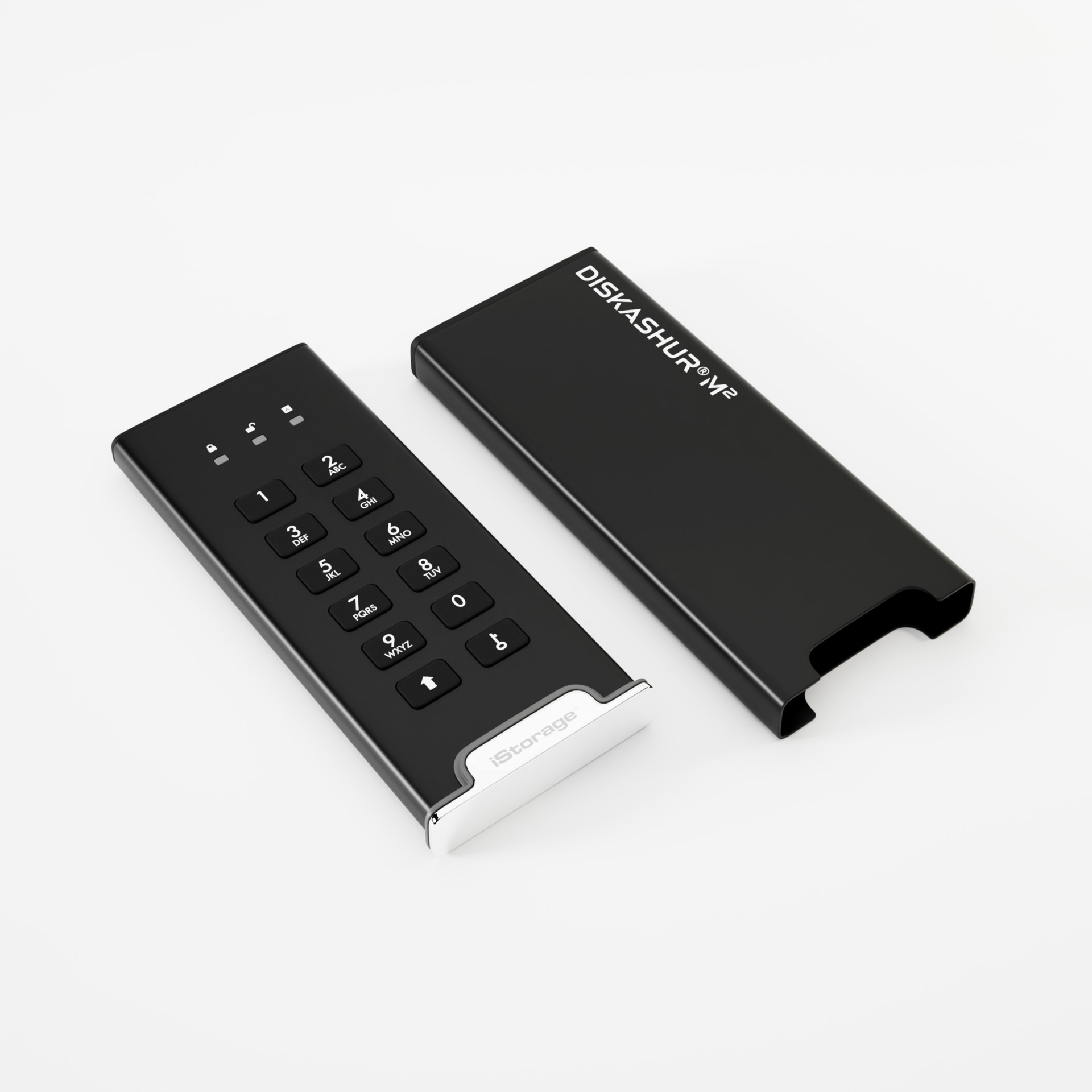 iStorage diskAshur M2 FIPS140-3 L3 (PENDING)-AES Encrypted SSD-Pinpad-2TB-T