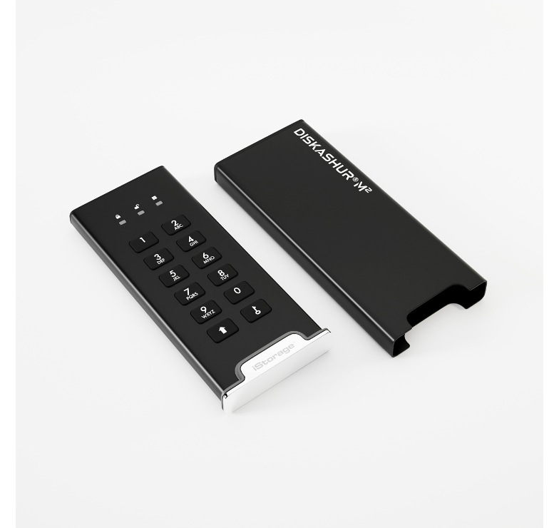 iStorage diskAshur M2 -AES Encrypted SSD-Pinpad-2TB-TAA - IS-DAM2