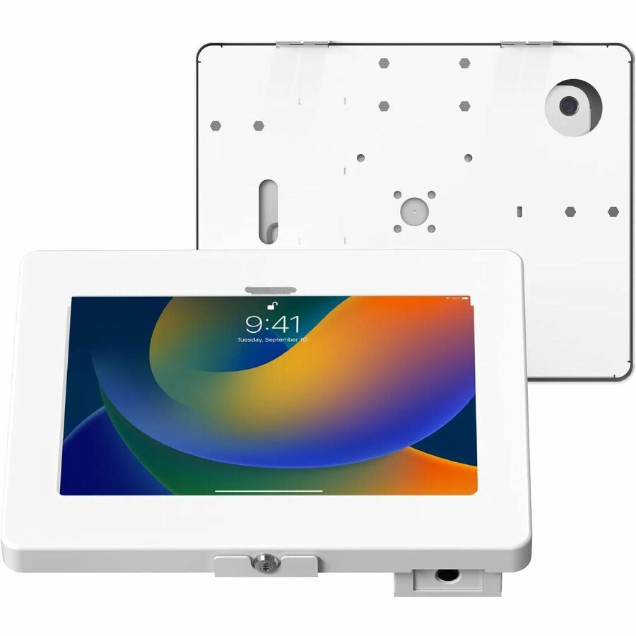 CTA Digital Mounting Enclosure for Tablet - Black - Horizontal