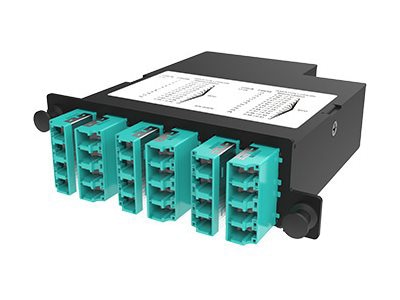 Ortronics Infinium Core M4 - pre-terminated fiber optic cassette - LC Quad