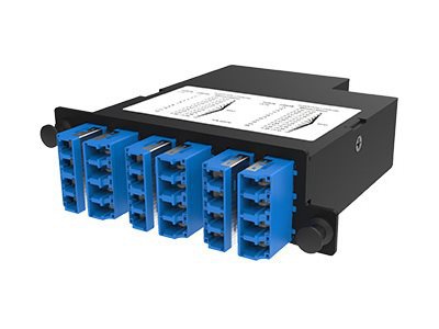 Ortronics Infinium Core M4 - pre-terminated fiber optic cassette - LC Quad