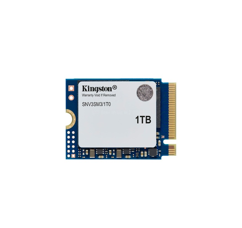 内蔵型SSD Kingston NV3 1TB SSD PCIe 4.0 NVMe M.2 Kingston NV3 - SSD - 1 TB - PCIe 4.0 x4 (NVMe) - SNV3SM3/1T0