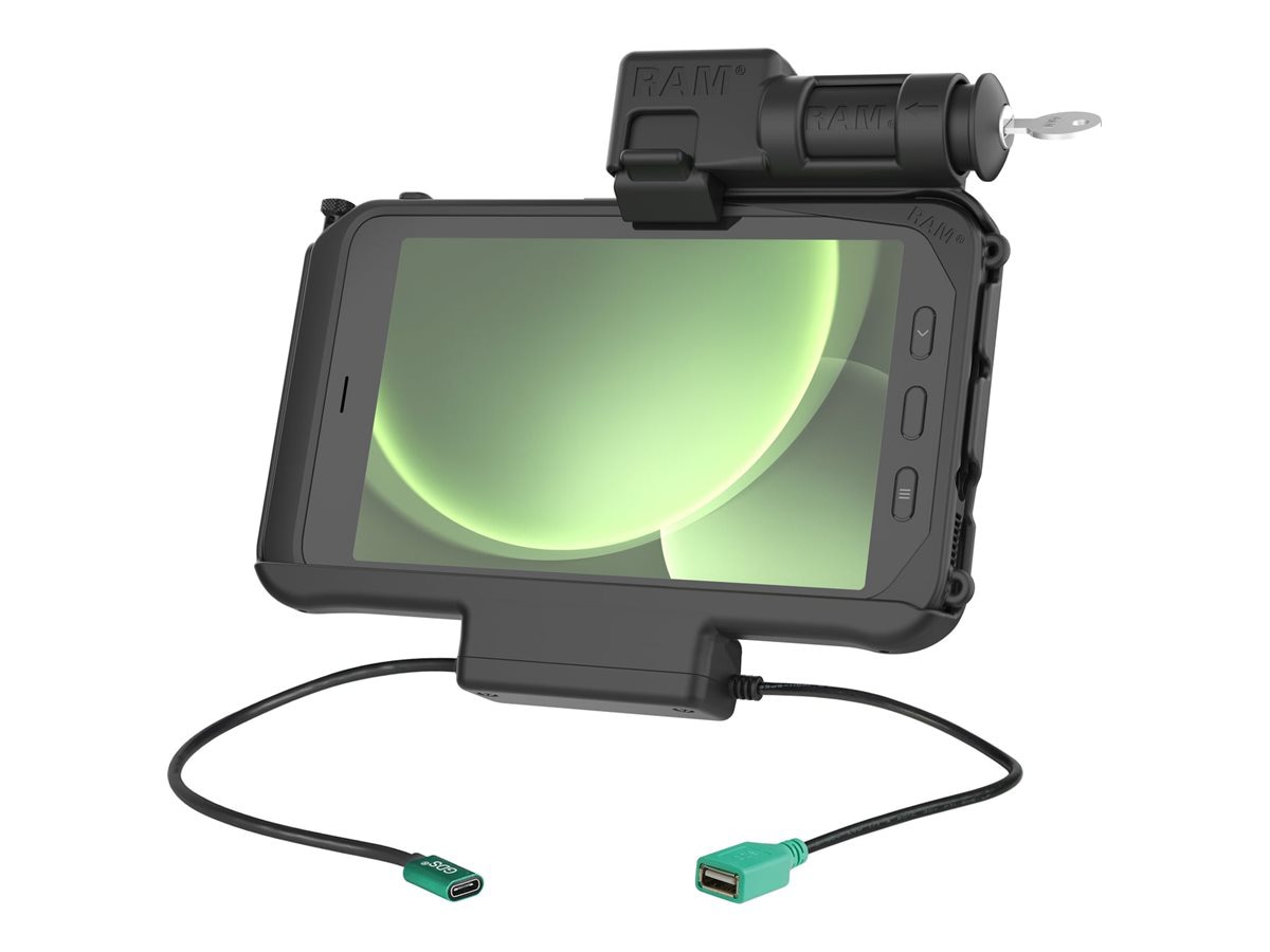 RAM EZ-Roll'r charging cradle - key locking - Pogo - 500 mAh