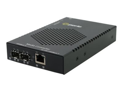 Perle S-1110HP-DSFP - fiber media converter - 10Mb LAN, 100Mb LAN, 1GbE - T