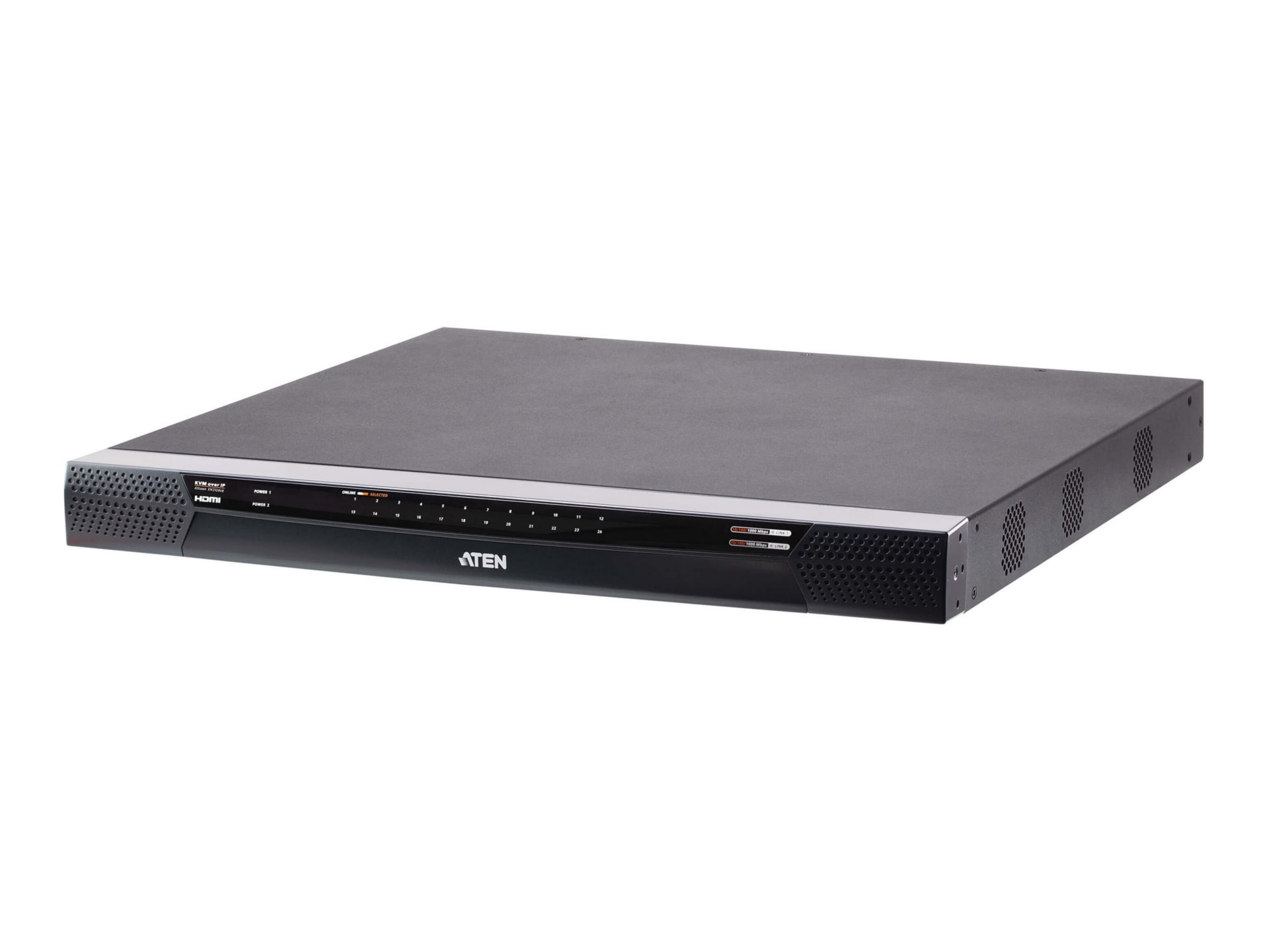ATEN KN2124VB - KVM / audio switch - multi-interface - 24 ports - rack-moun