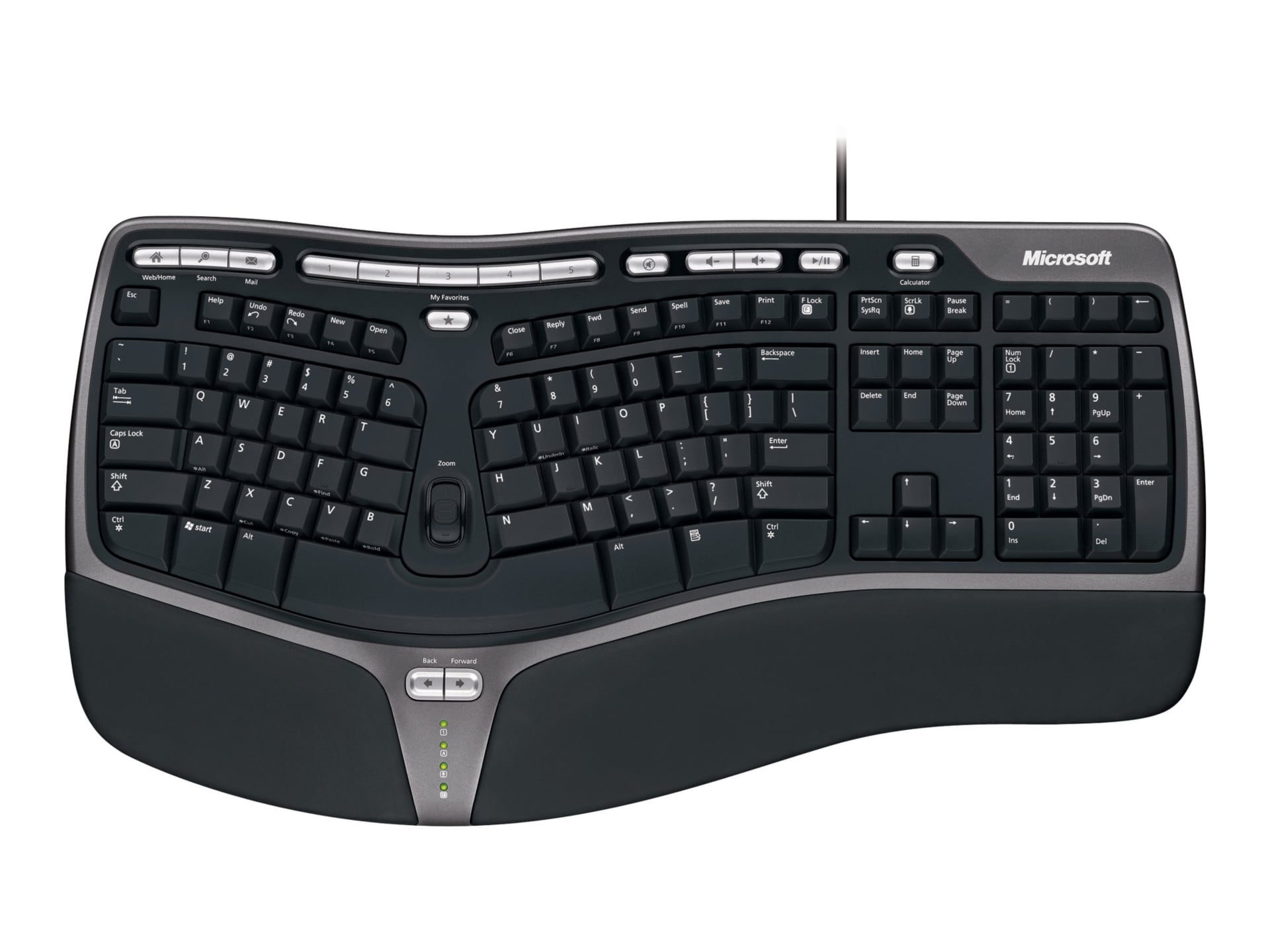 Microsoft Natural Ergonomic Keyboard 4000 - keyboard - US