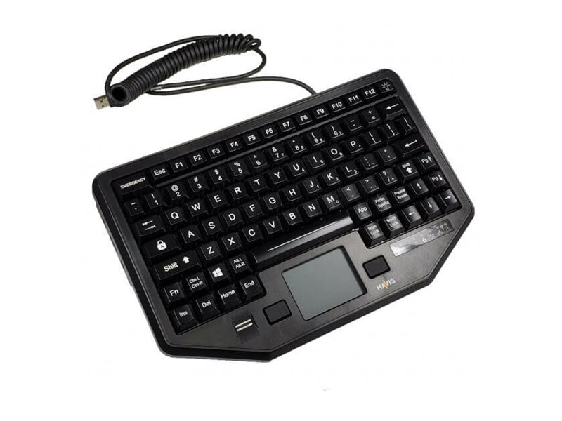 Havis KB-104 - keyboard - with touchpad - US Input Device