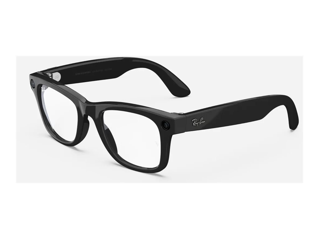 Ray-Ban | Meta Wayfarer smart glasses - 32 GB - shiny black, clear