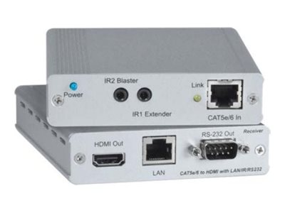 NTI VEEMUX ST-C64K9GB-R-HDBT HDMI HDBase-T POE Receiver - video/audio/infrared/serial/network extender - 10Mb LAN, HDMI