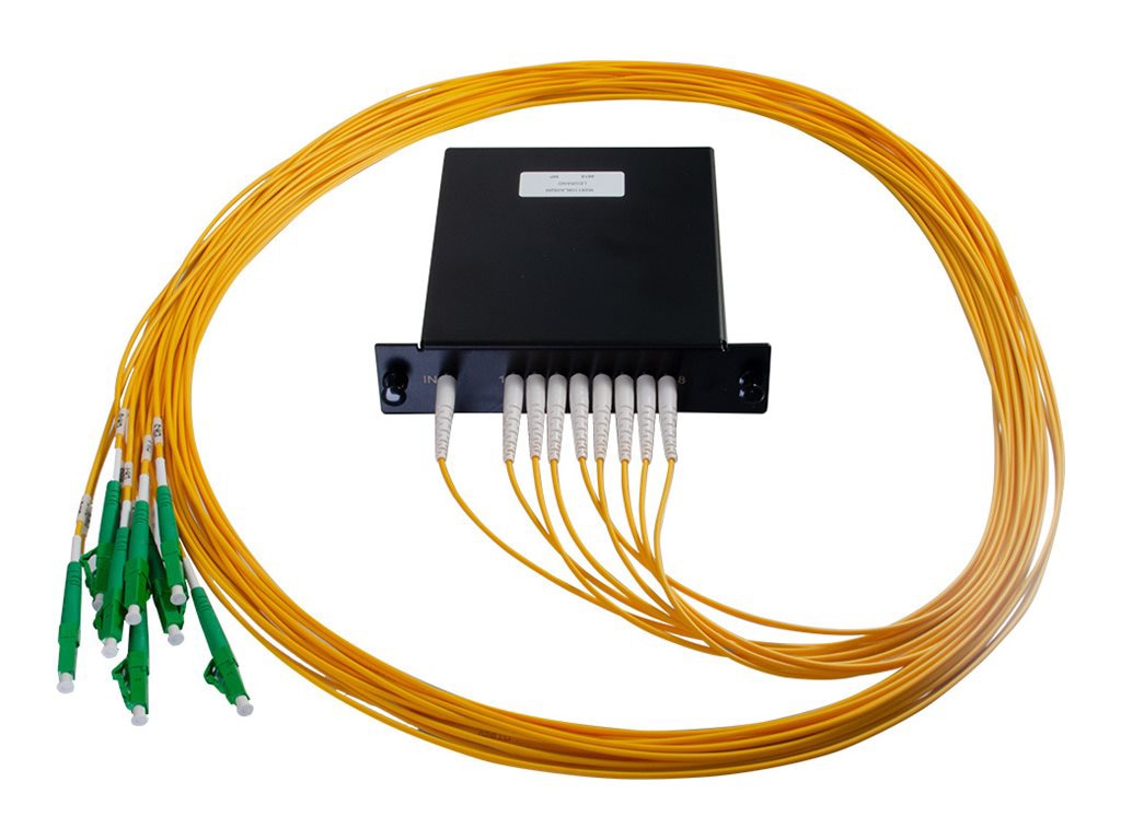 Ortronics Q-Series fiber optic splitter cassette - POL, 2 m pigtails