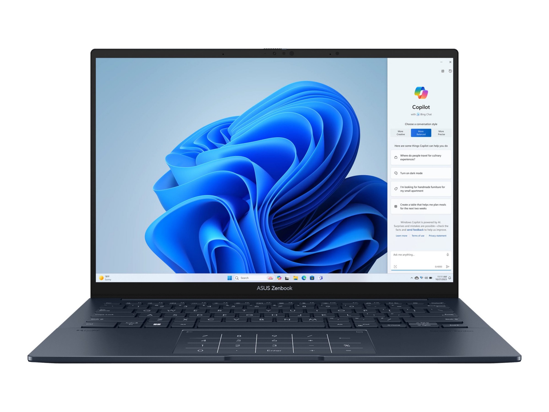ASUS ZenBook 14 OLED UX3405MA-DS51T-CA - AI Ready - 14" - Intel Core Ultra 5 - 125H - 16 GB RAM - 512 GB SSD