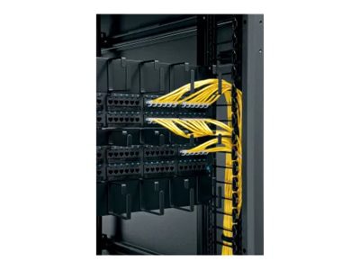 Middle Atlantic SNE Series - rack cable management finger (vertical) - 24U