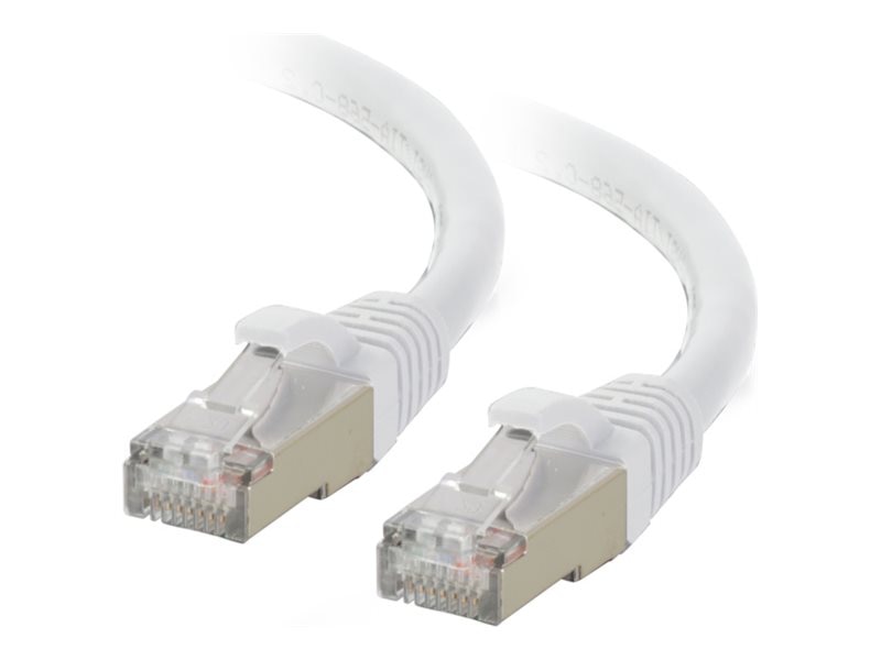C2G 3ft (0.9m) Cat6a Snagless Shielded (STP) Ethernet Network Patch Cable - White - patch cable - 90 cm - white