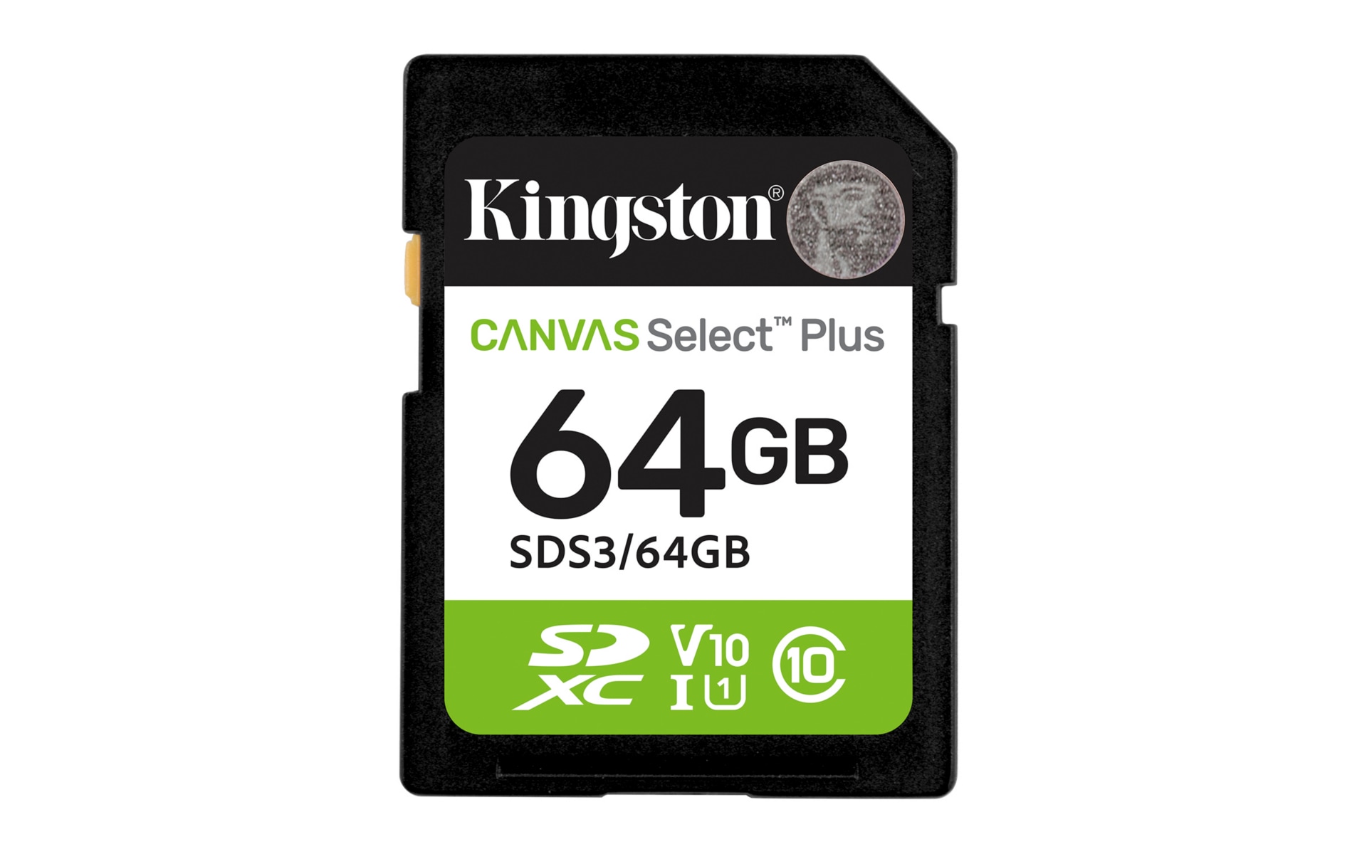 Kingston Canvas Select Plus - flash memory card - 64 GB - SDXC UHS-I