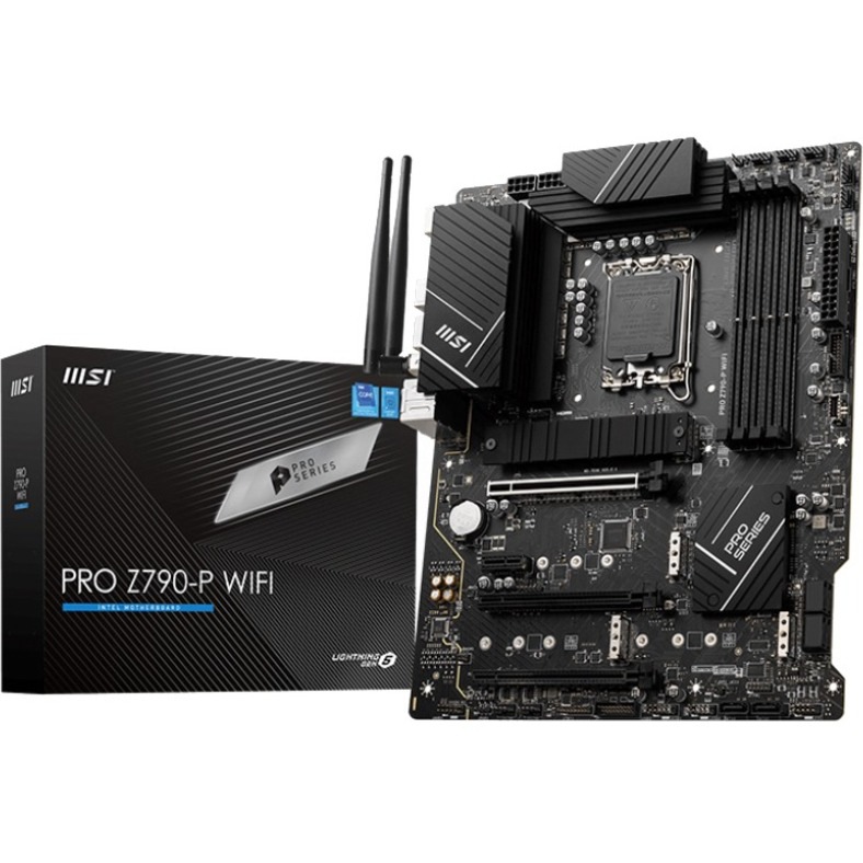 MSI Z790-P WIFI Desktop Motherboard - Intel Z790 Chipset - Socket LGA-1700