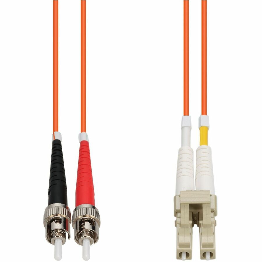 Proline 5m ST to LC Orange OM1 Duplex OFNR (Riser-Rated) TAA MMF Fiber Patch Cable
