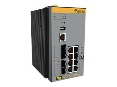 Allied Telesis AT IE340-12GT - switch - 12 ports - managed - TAA Compliant