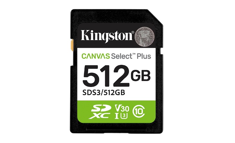 Kingston Canvas Select Plus - flash memory card - 512 GB - SDXC