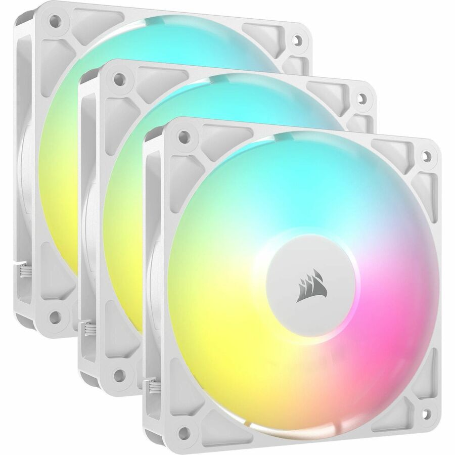 Corsair RS120 ARGB 120mm PWM Fans - Triple Pack - White