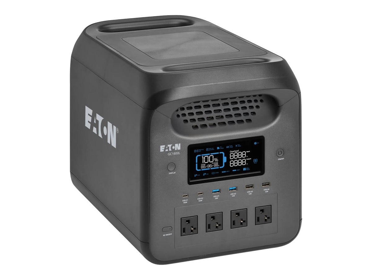 Eaton - portable power station - 1800 Watt - Li-Ion - 1229 Wh