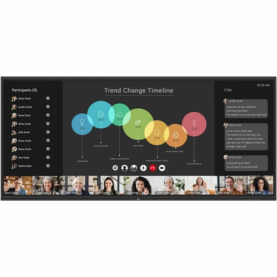 LG 105TR5WP-B Interactive Digital Board