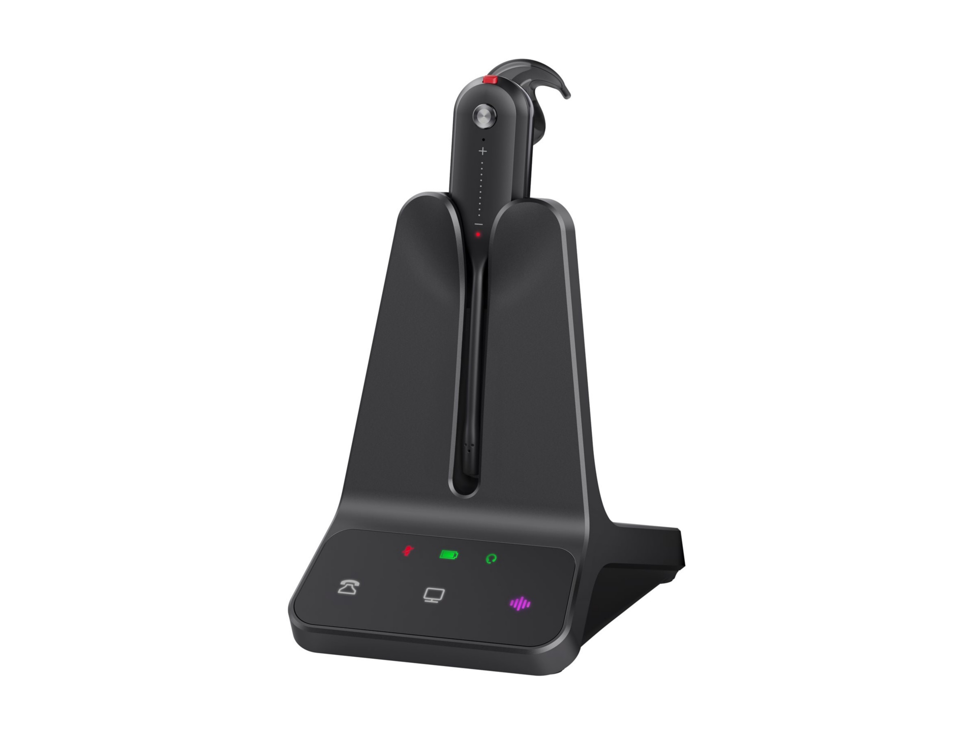 Yealink WH63 E2 - Monaural Wireless Headset - DECT - UC Certified - Black