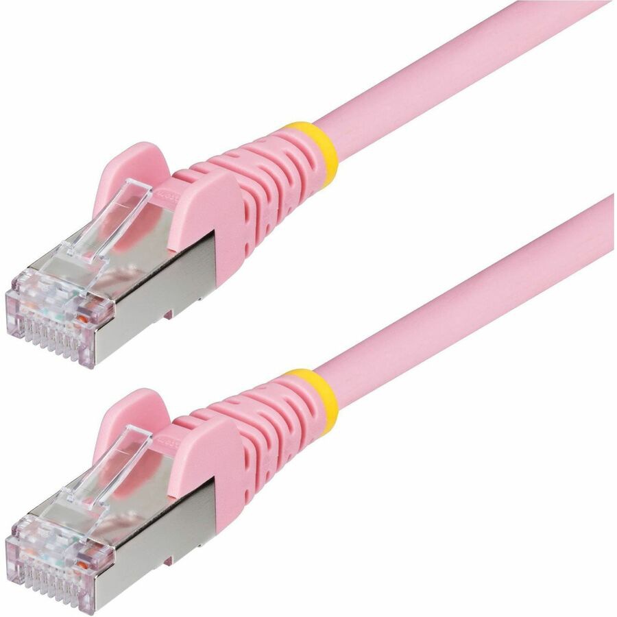 StarTech 6ft Pink CAT6a Ethernet Cable, Snagless RJ45, 10G, 100W PoE, S/FTP