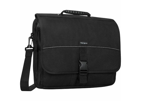 Targus Basic Messenger Case and Bag Designed for 15.6-Inch Laptop TCM004US Black 
