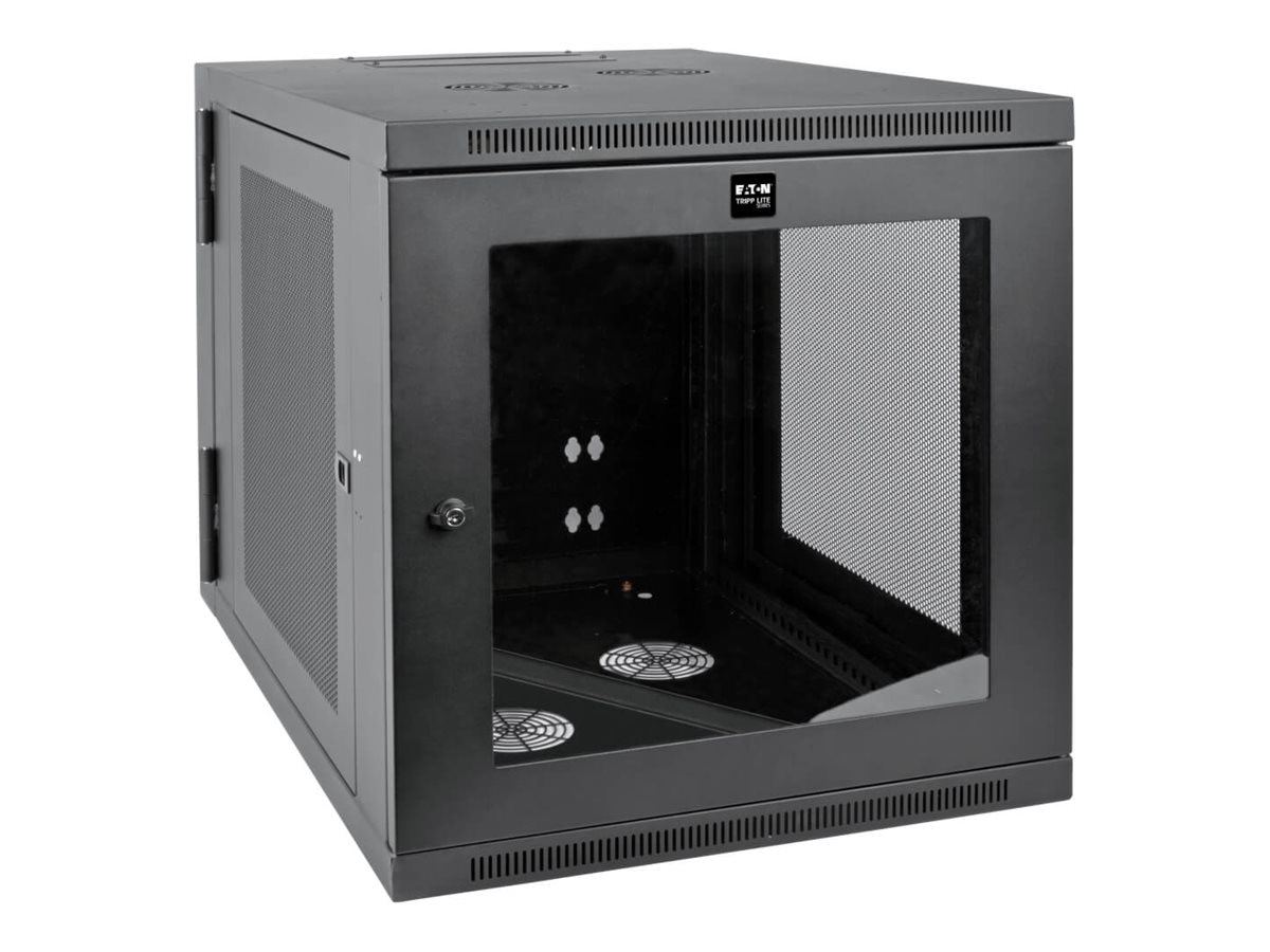 Eaton Tripp Lite Series 12U Wall Mount Rack Enclosure Hinged 33" Depth w Acrylic Window - rack - 12U