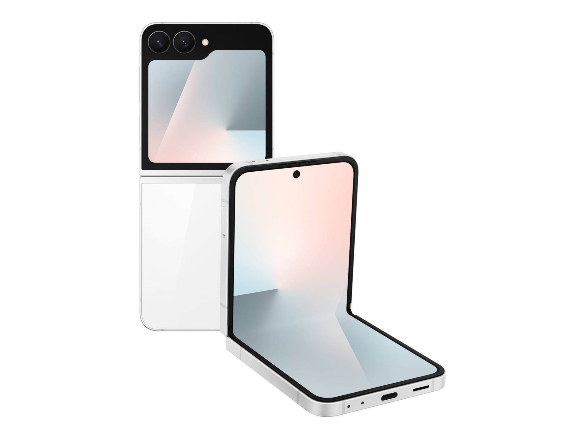 Samsung Galaxy Z Flip7 FE - 256 GB - White - 5G Smartphone - GSM