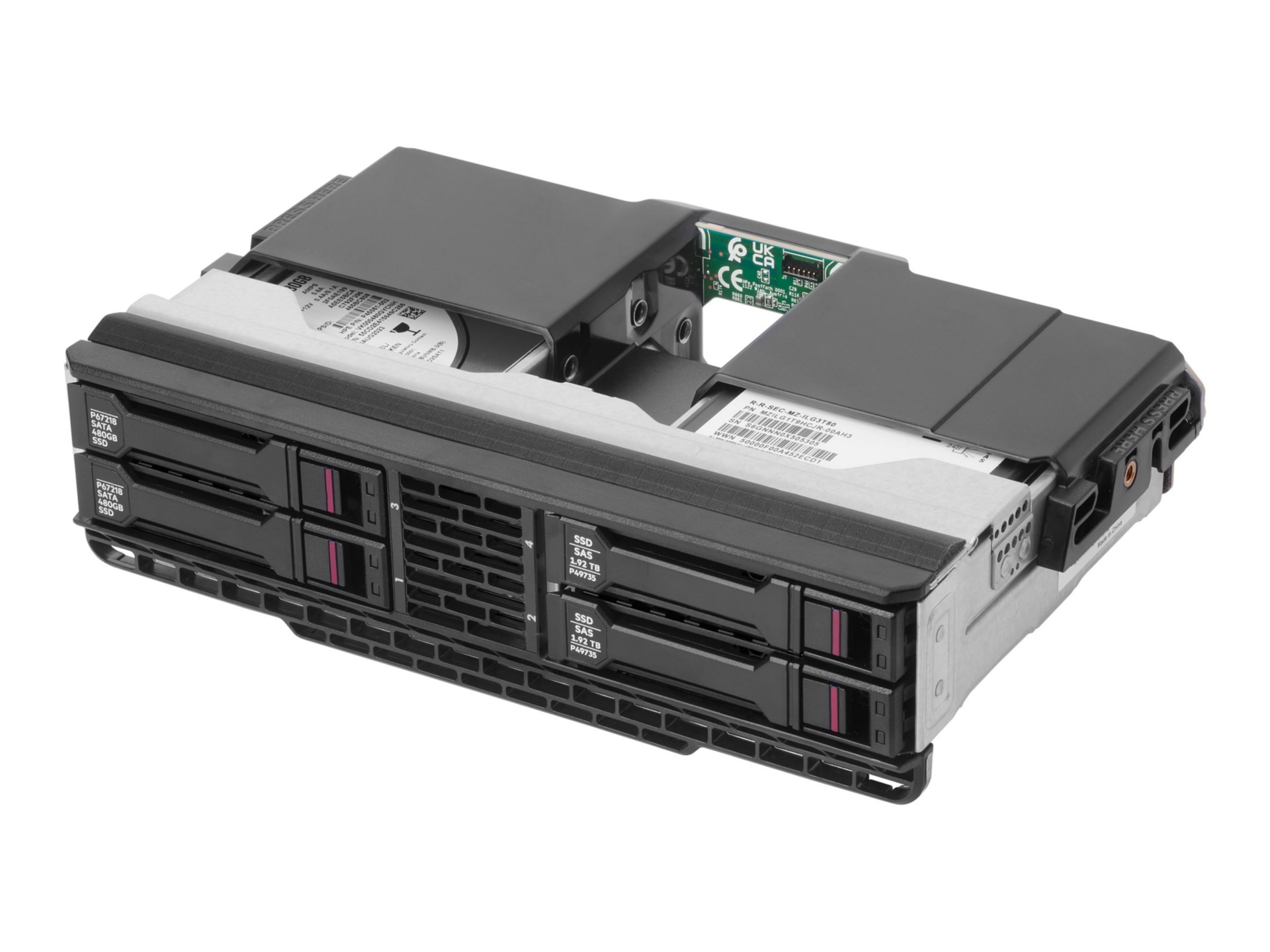 HPE Synergy 480 Gen12 - drive cage kit - 4SFF SAS/SATA/NVMe OCP