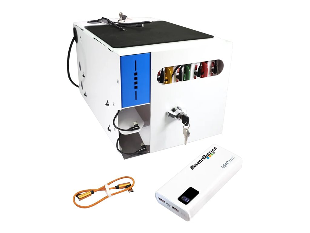 PowerGistics Time Machine shelving system - charging