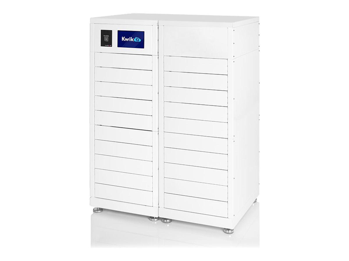 Luxor Kwik IQ Twenty Bay Large Device Charging Locker Bundle - WiFi - White