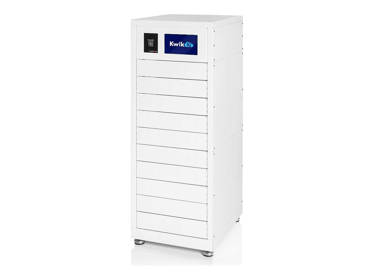 Luxor Kwik IQ Ten Bay Large Device Charging Locker Bundle - WiFi - White
