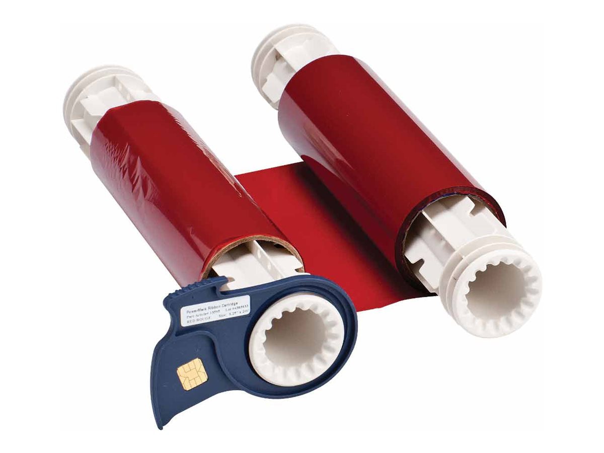 Brady - red - print ribbon