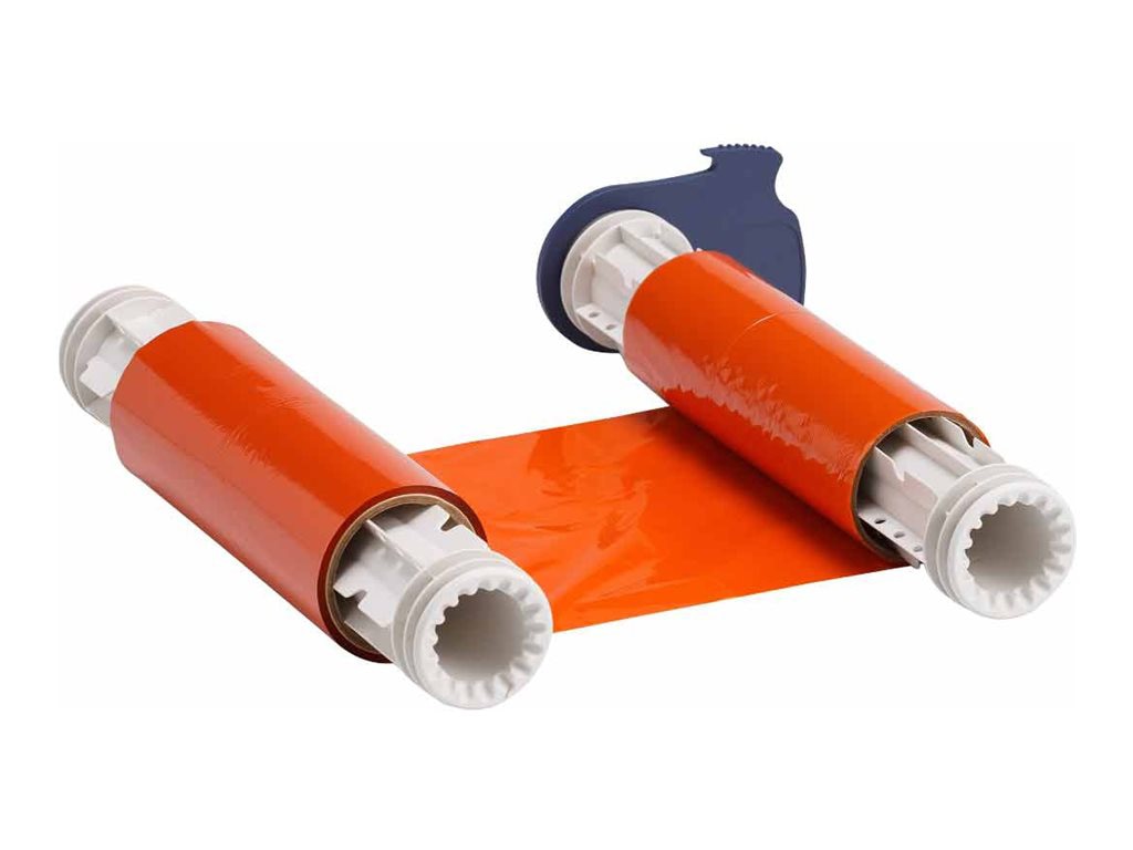 Brady R10000 Series - 1-roll - orange - print ribbon