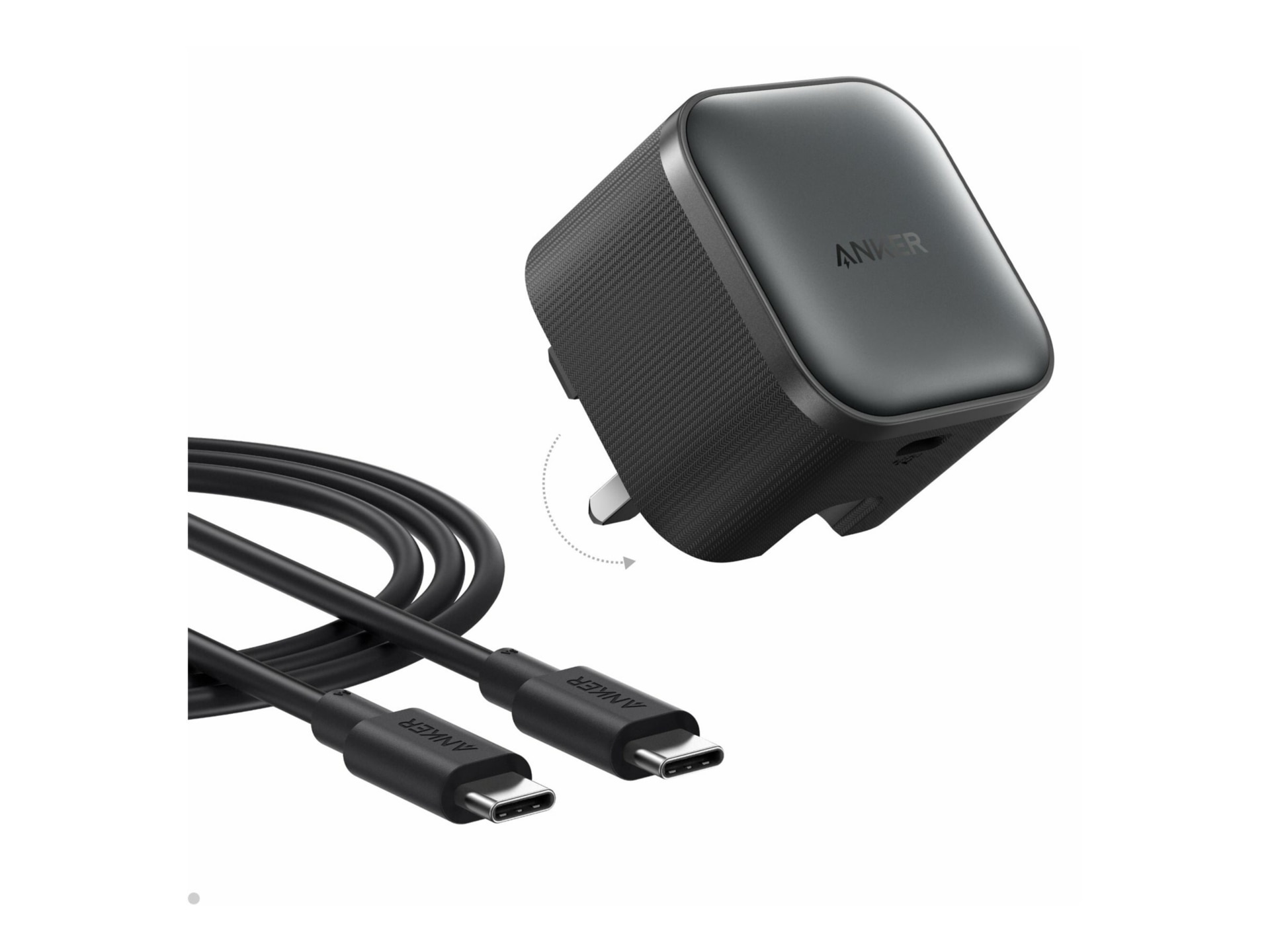 Anker Nano power adapter - with USB-C cable - USB-C - 45 Watt