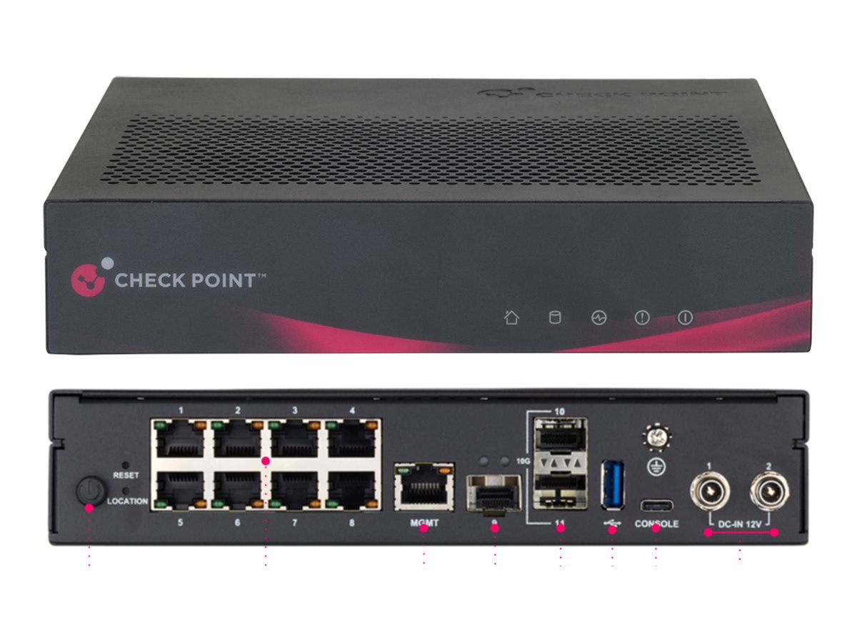 Check Point Quantum Force 3920 - security appliance - with 1 year SandBlast