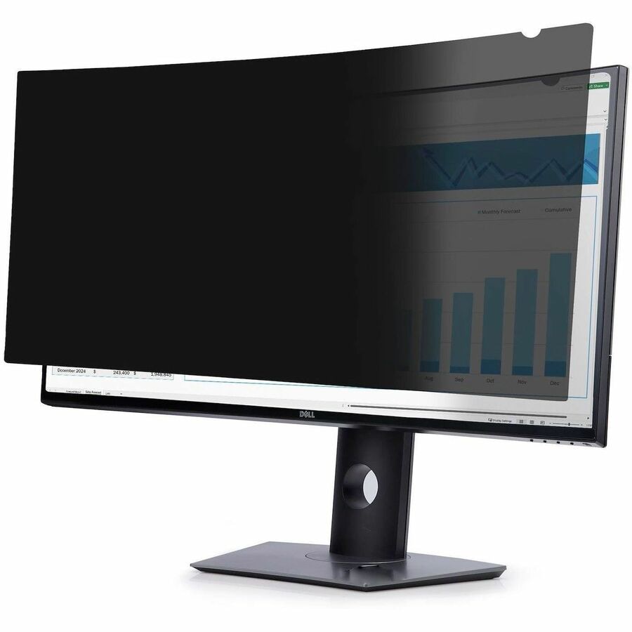 StarTech.com Privacy Screen For Dell U3824DW Curved 21:9 Monitor, Double-Si