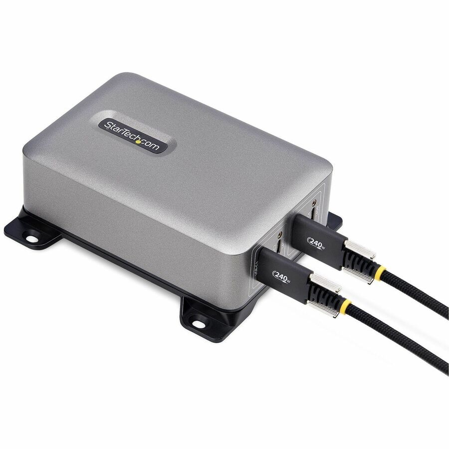 StarTech.com 4-Port USB-C Charger Hub, 240W Total, 1x Port 140W PD 3.1, Lap