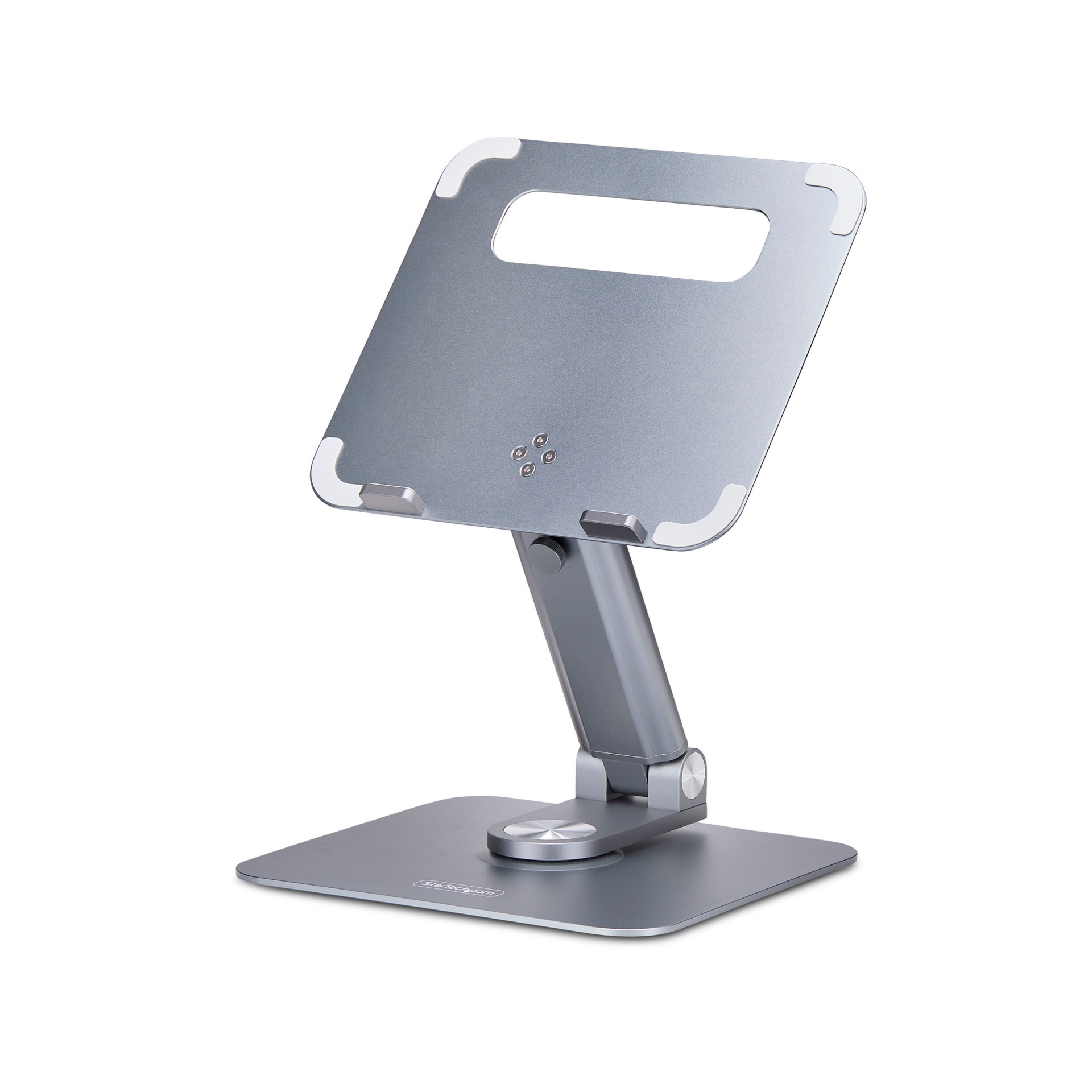 StarTech.com Telescopic Laptop Stand, 360 Swivel Base, Rotating Computer Ri